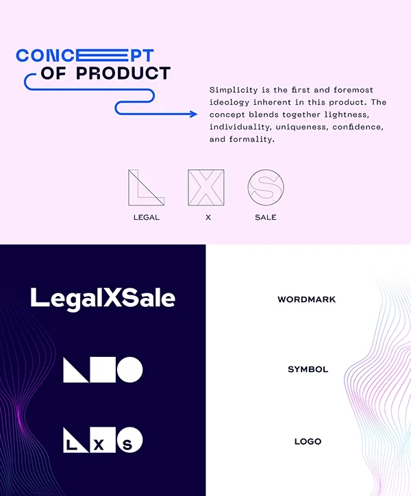 LegalXSale brand identity — visual 2