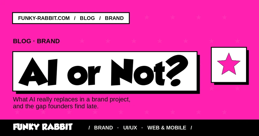 What AI actually replaces in a branding project (and what it doesn't)