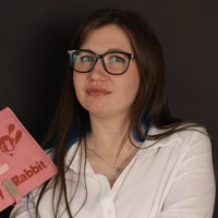 Mariia Reznichenko, founder and lead designer of Funky Rabbit